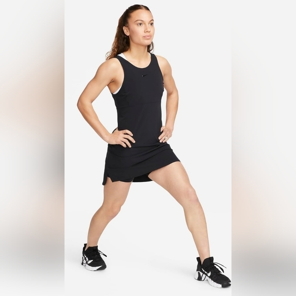 NIKE DRY FIT PLUS SIZE‎ 3X BLACK ACTIVE SHORT DRESS GYM GOLF NWT